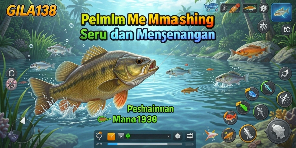 Tampilan gameplay GILA138 dengan aksi memancing seru.
