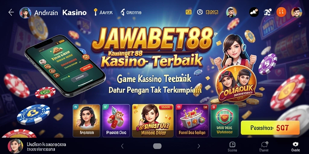 Tampilan menarik dari gameplay Kasino JAWABET88 yang mendebarkan.