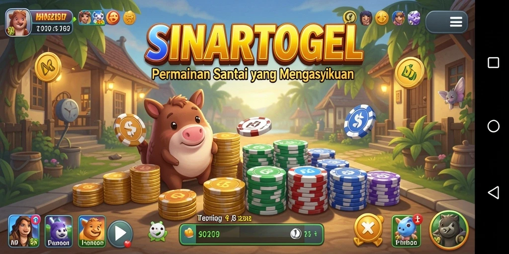 Screenshot utama dari gameplay Casual SINARTOGEL yang menyenangkan.
