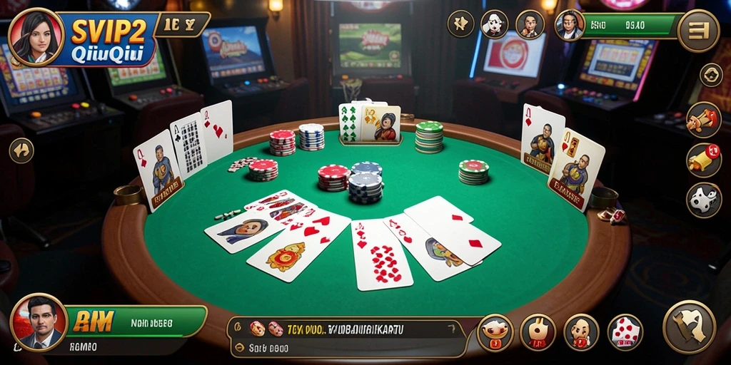 Screenshot gameplay QiuQiu SVIP2 yang mendebarkan.