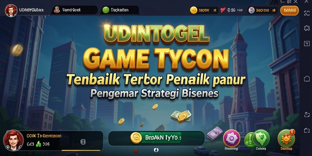 Tampilan menarik dari gameplay UDINTOGEL dengan elemen Tycoon yang memikat.